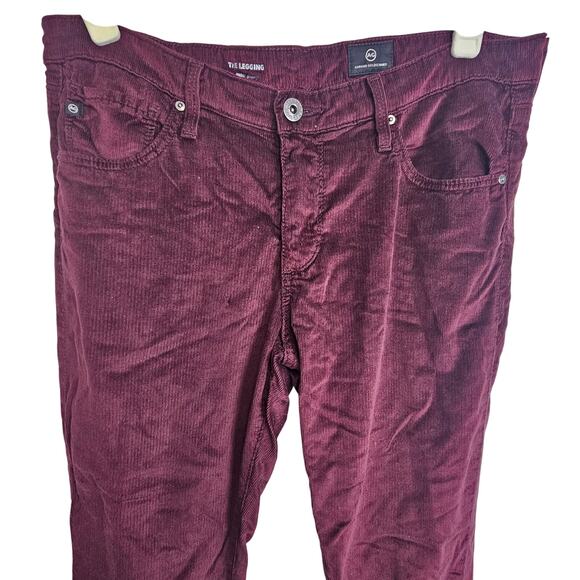 Adriano Goldschmeid AG Red Purple The Legging Super Skinny Women 29R - Picture 2 of 9